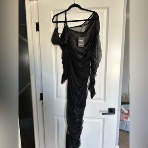 Mesh Long Dress